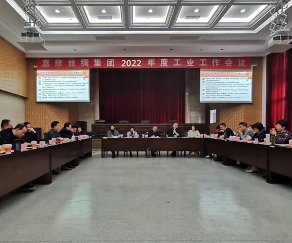 尊龙凯时人生就是搏丝绸召开集团2022年度工业工作会议